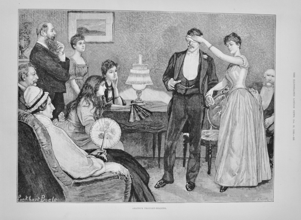 Amateur Thought Reading - 1889