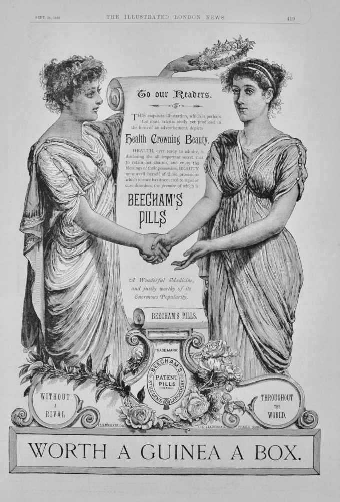 Beecham's Pills - 1889