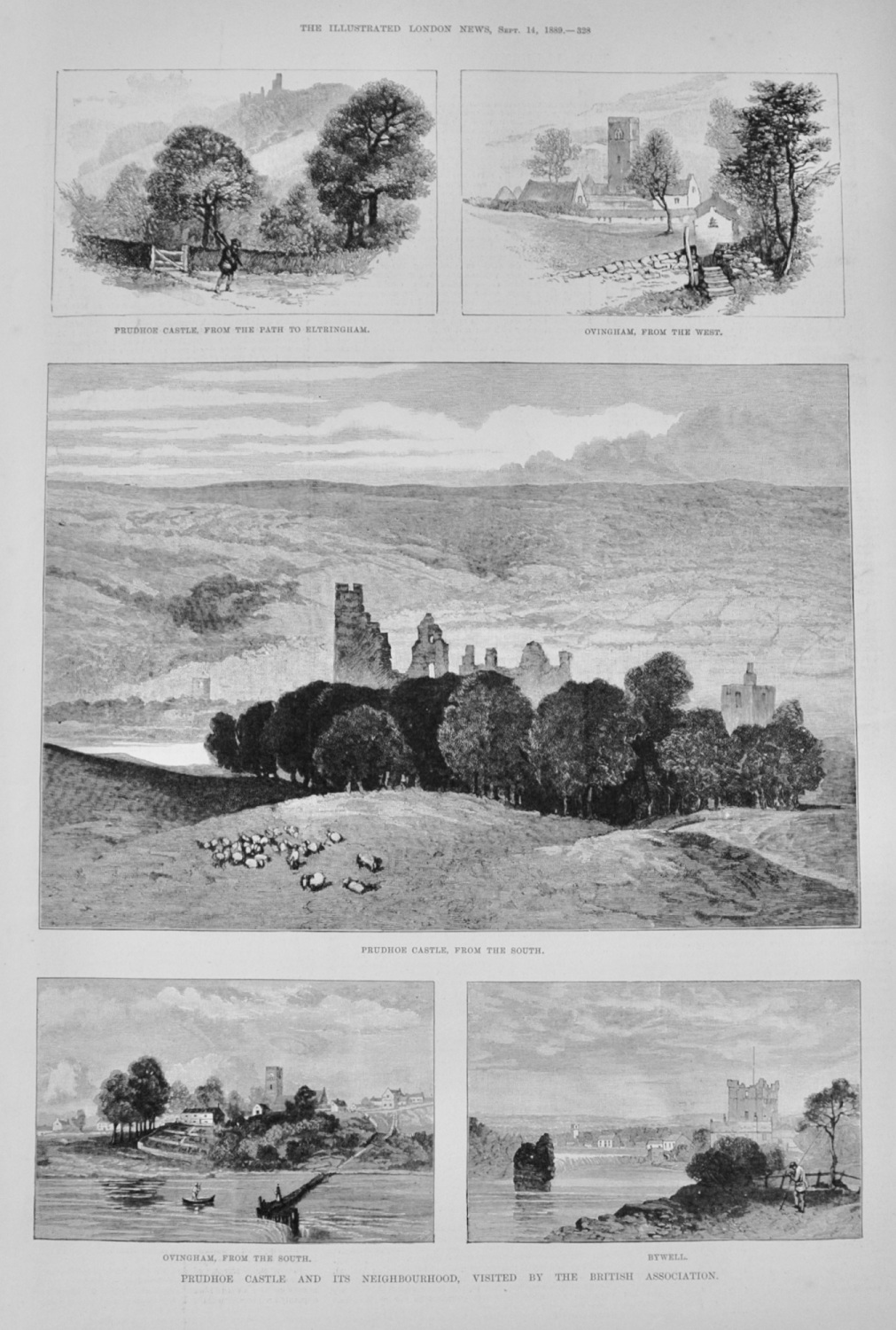 Prudhoe Castle and its Neighbourhood - 1889