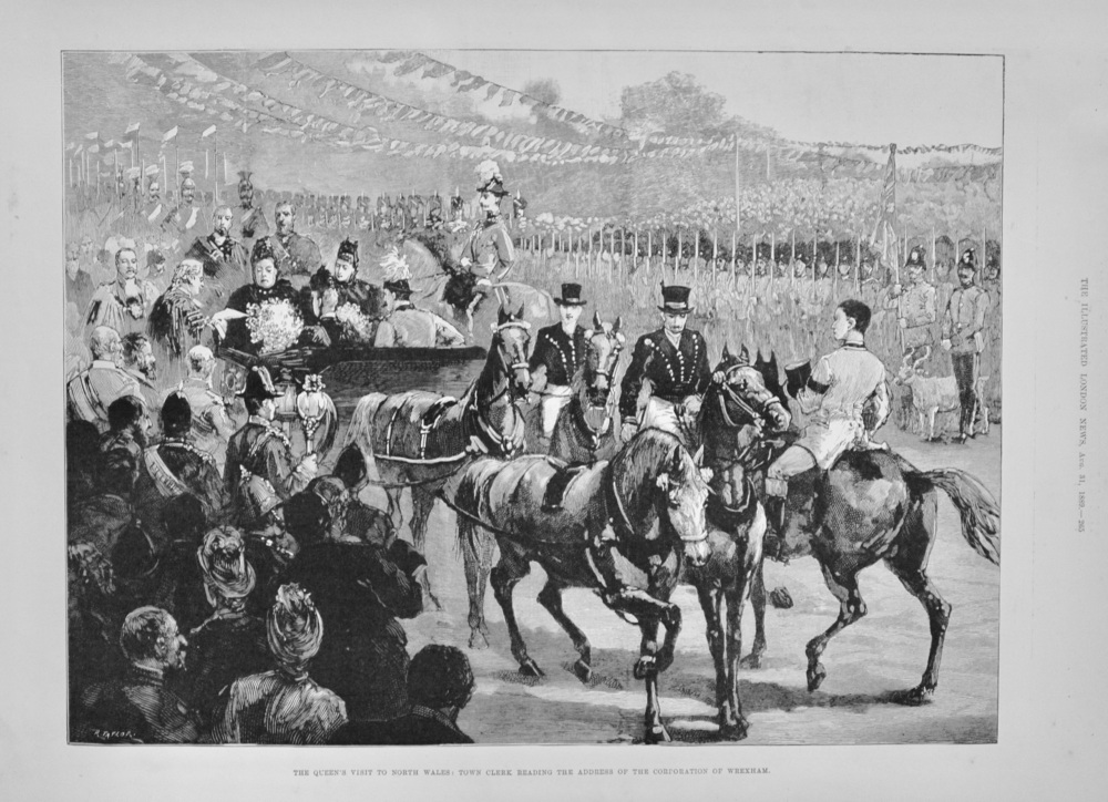 The Queen's Visit to North Wales - 1889