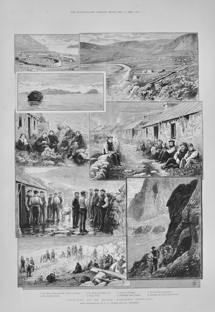 St Kilda, Western Hebrides - 1889