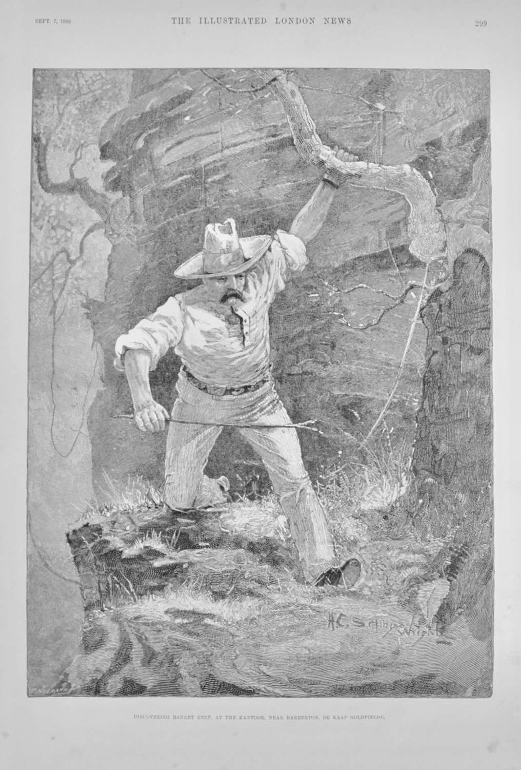 Discovering Banket Reef, at the Kantoor - 1889