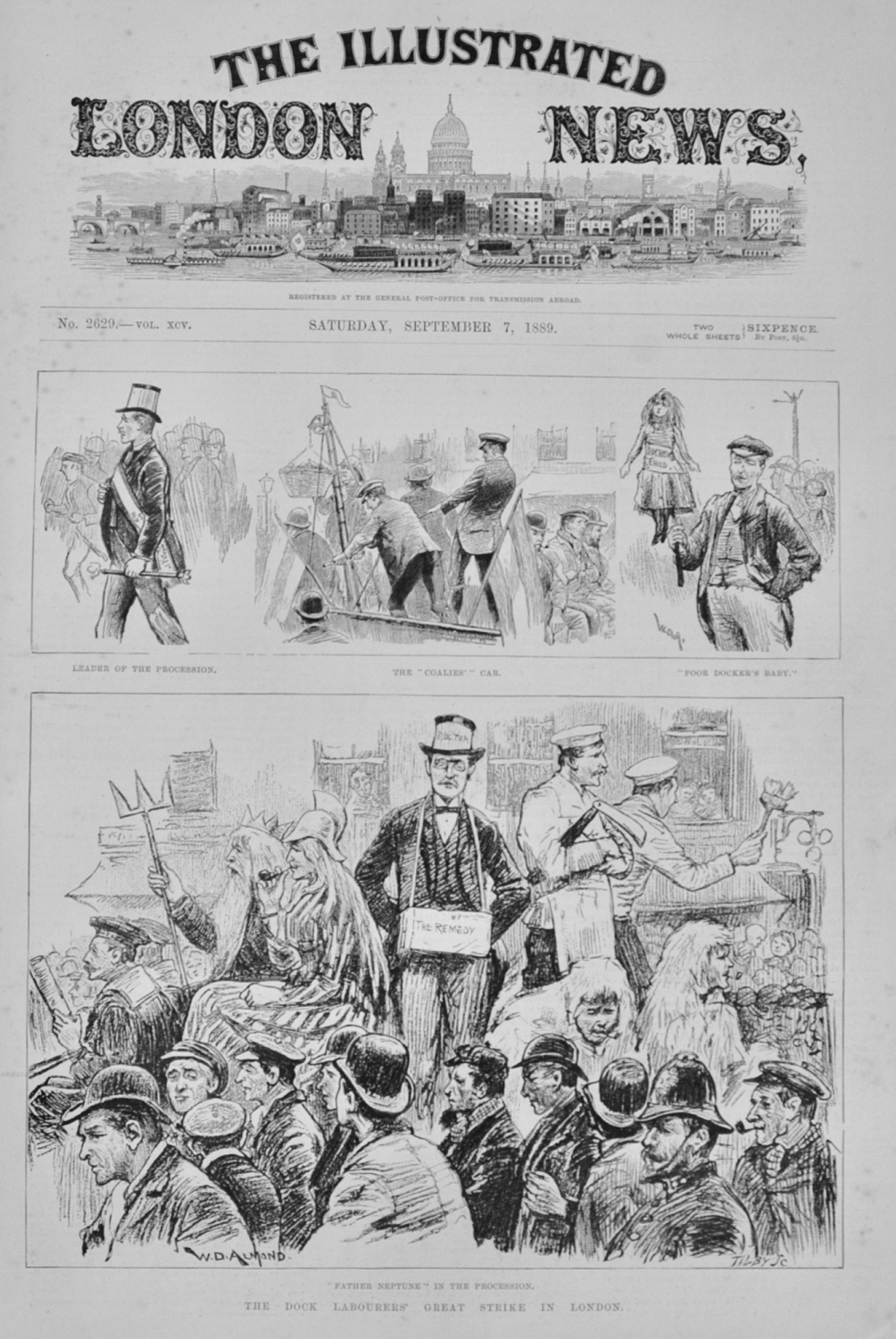 The Dock Labourers' Great Strike in London - 1889