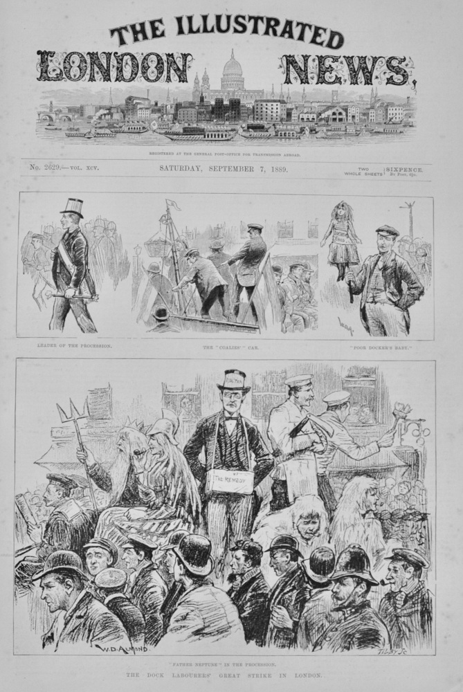 The Dock Labourers' Great Strike in London - 1889