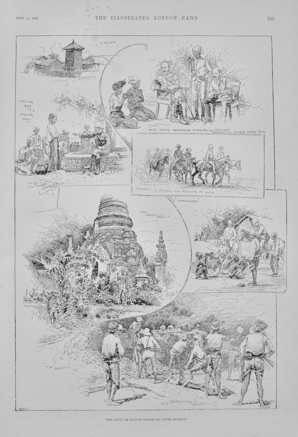 The Civil Police of Upper Burma - 1889