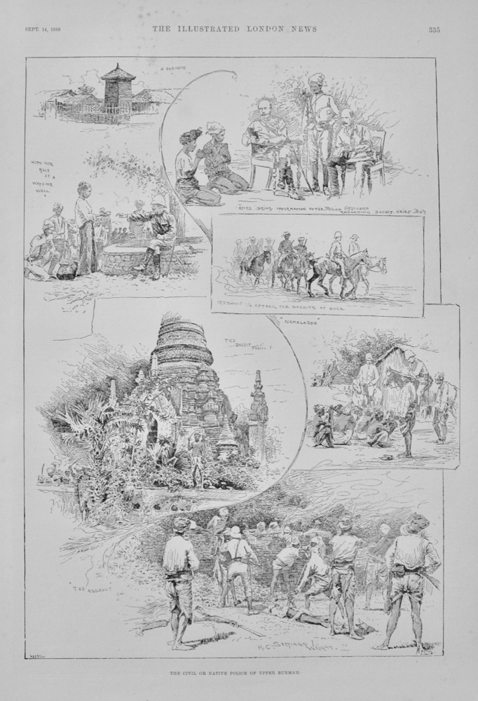 The Civil Police of Upper Burma - 1889