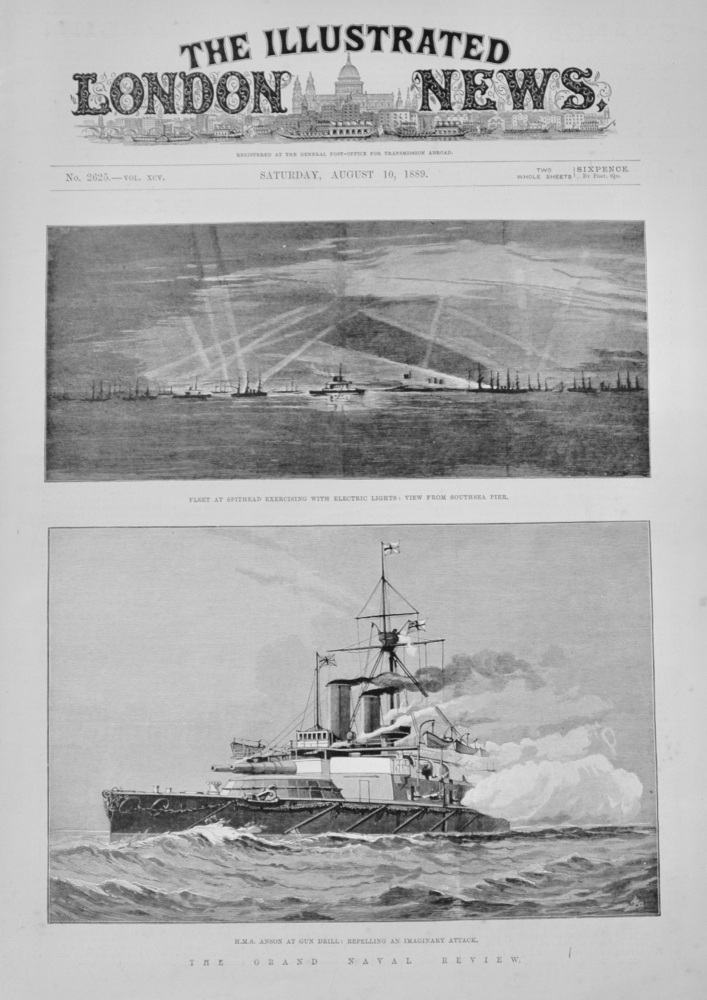 The Grand Naval Review - 1889