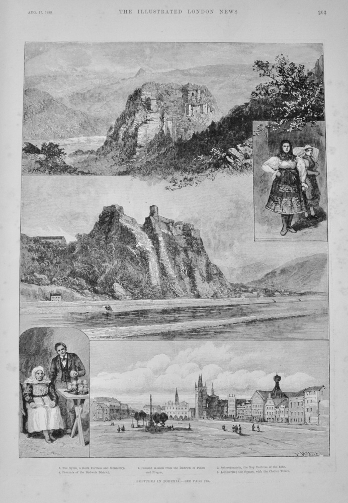 Sketches in Bohemia - 1889