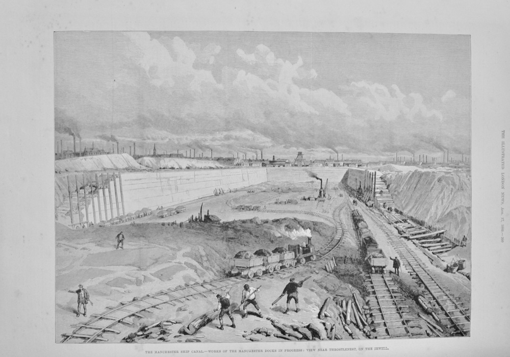 The Manchester Ship Canal - 1889