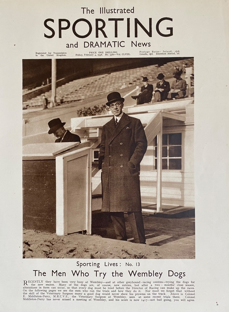 The Men Who Try the Wembley Dogs.  1938.