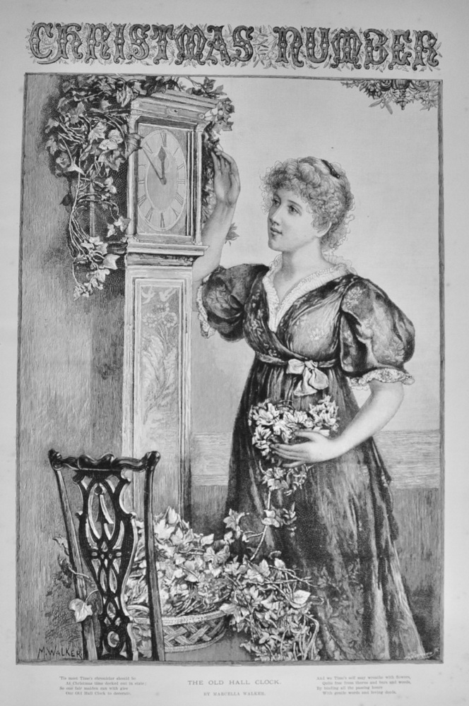 "The Old Hall Clock" - 1889