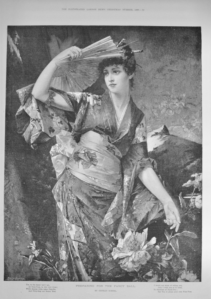 "Preparing for the Fancy Ball" by Conrad Kiesel - 1889