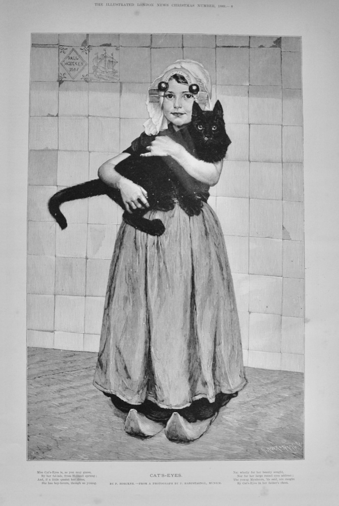 "Cat's-Eyes" by P. Hoecker - 1889