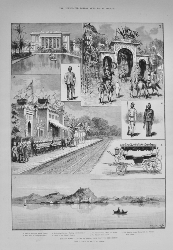 Prince Albert Victor in India - 1889