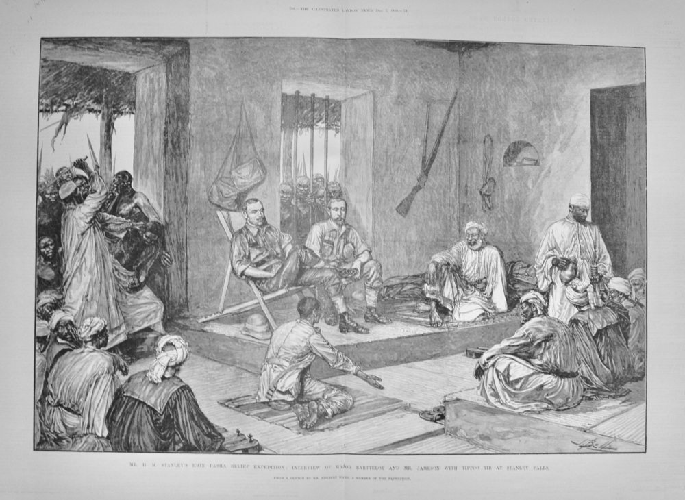 Interview of Major Barttelot and Mr Jemson with Tippoo Tip - 1889