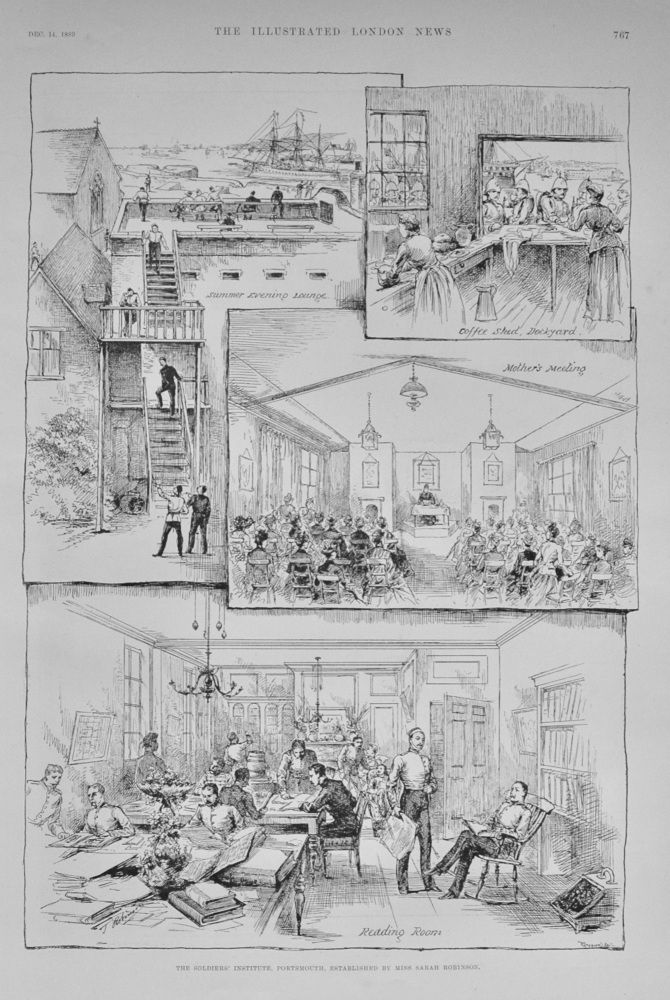The Soldiers' Institute, Portsmouth - 1889