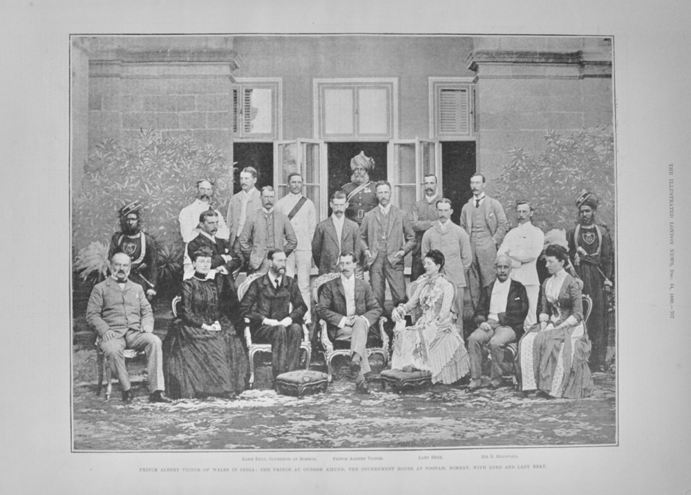 Prince Albert Victor in India - 1889