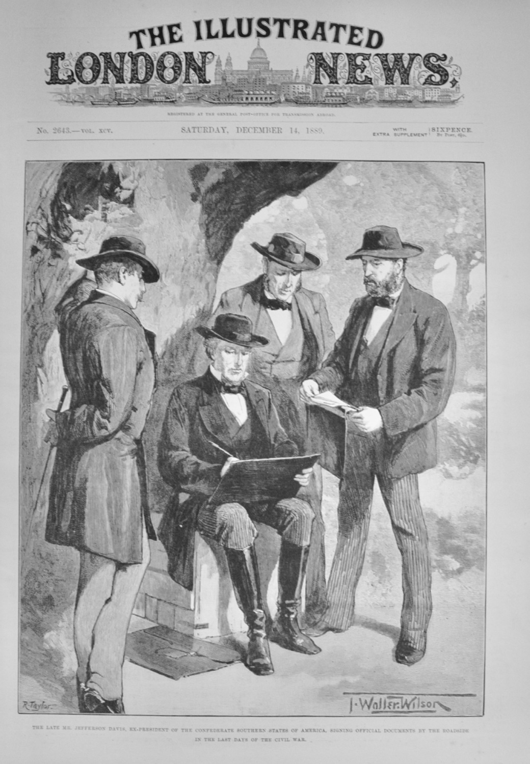 Mr Jefferson Davis - Ex-President of the United States (Confederate States)