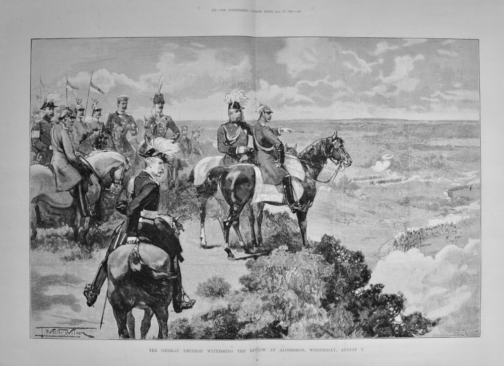 Review at Aldershot - 1889