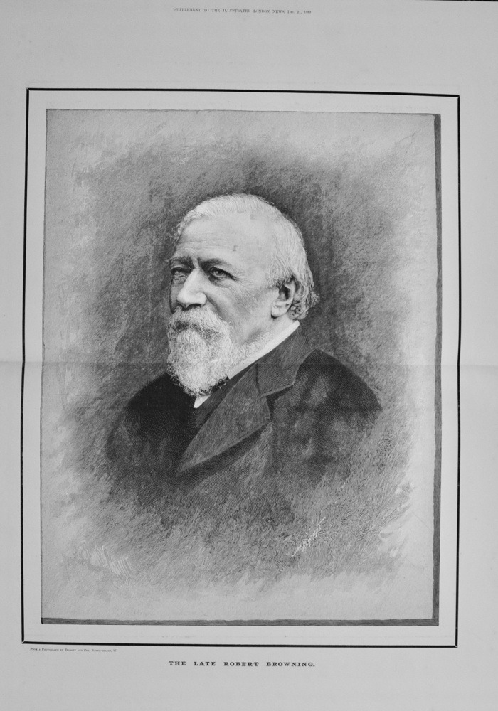 The Late Robert Browning - 1889