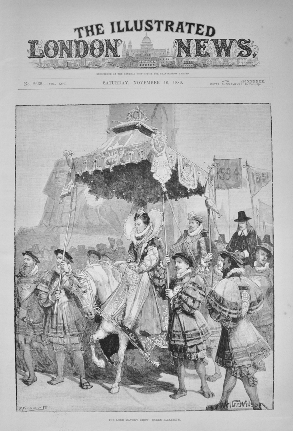 The Lord Mayor's Show: Queen Elizabeth - 1889