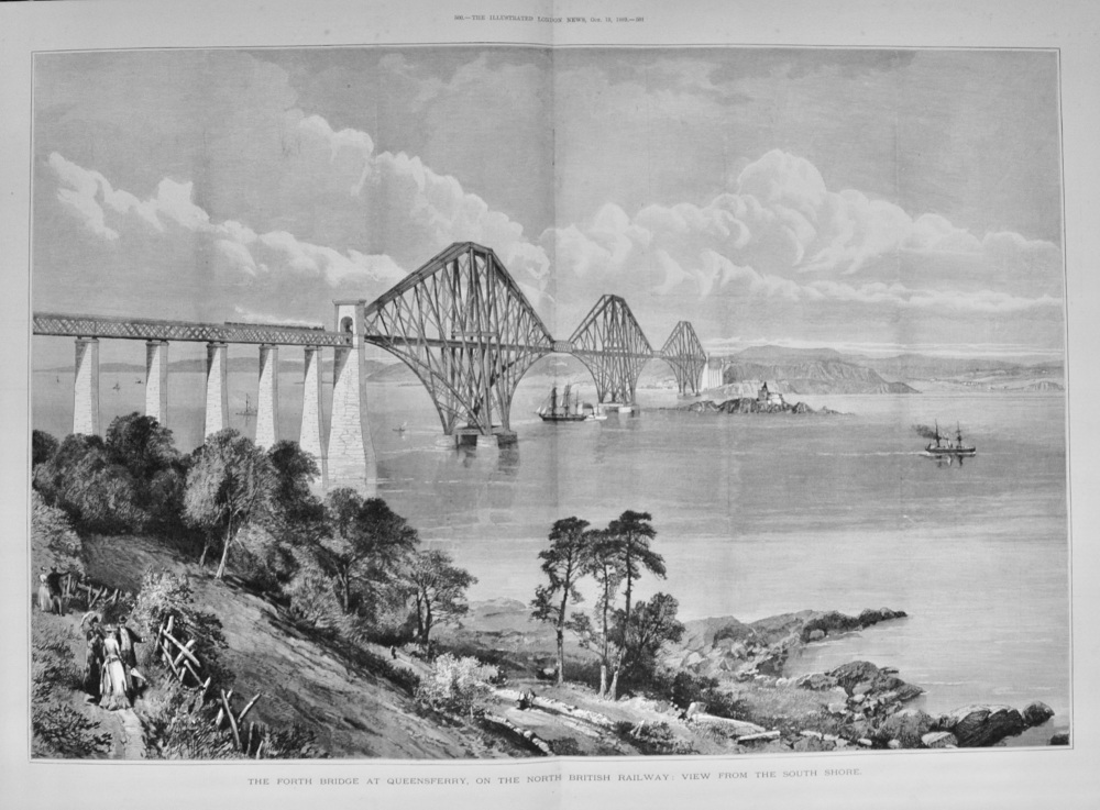 The Forth Bridge - Scotland - 1889