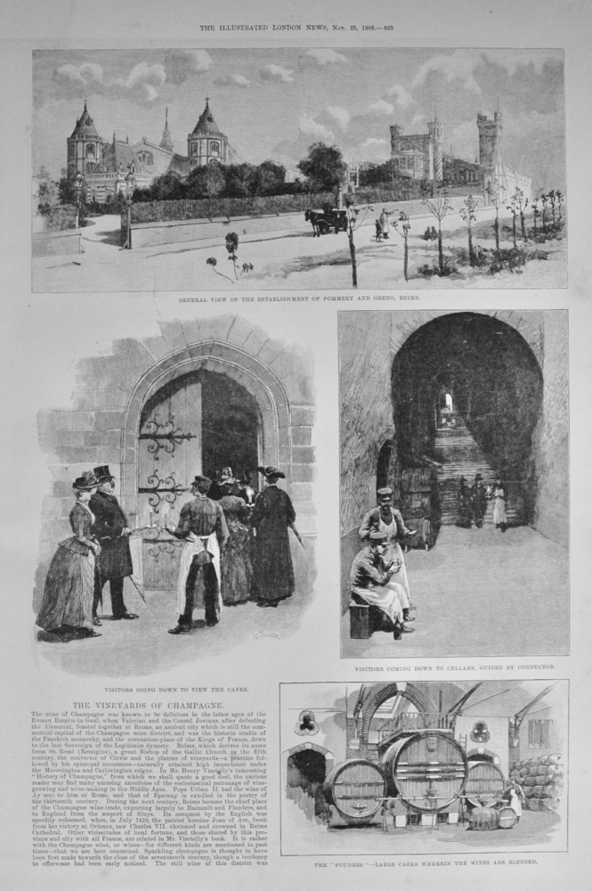 The Vineyards of Champagne - 1889