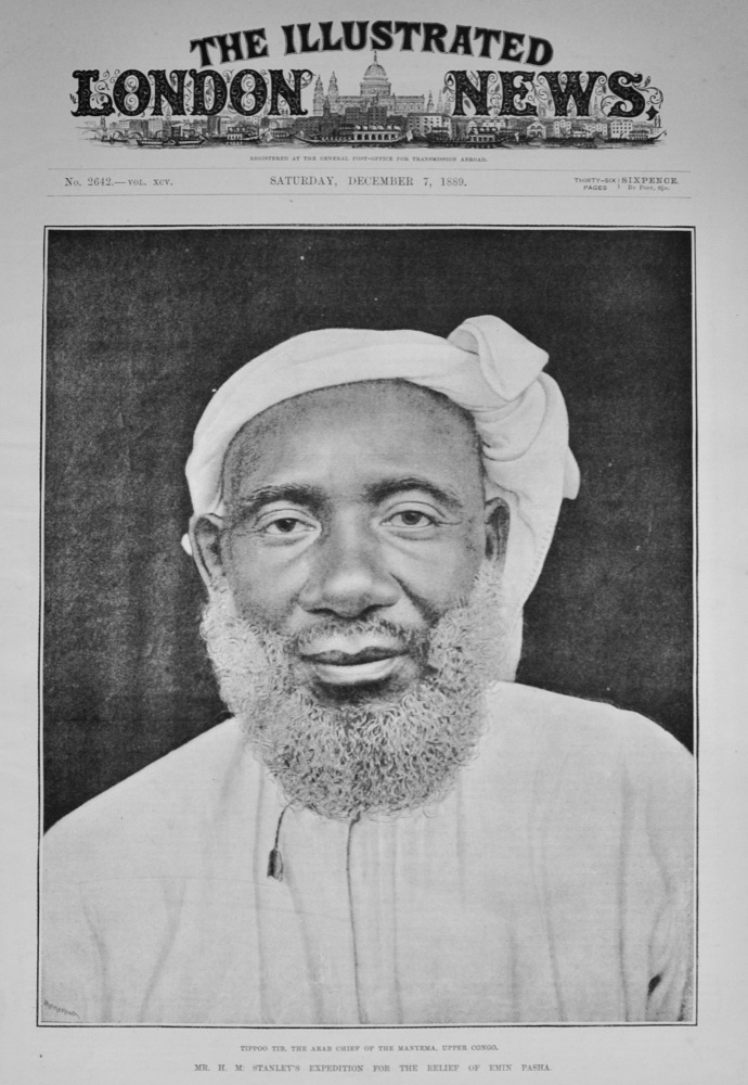 Tippoo Tib, Arab Chief - 1889