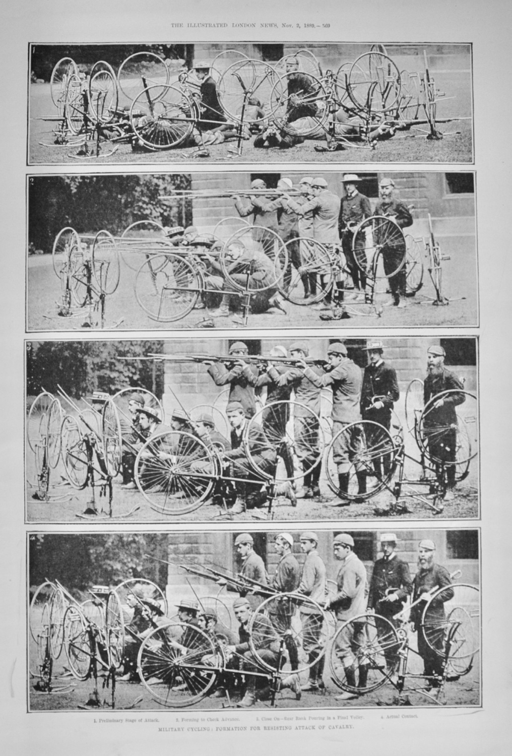 Military Cycling - 1889