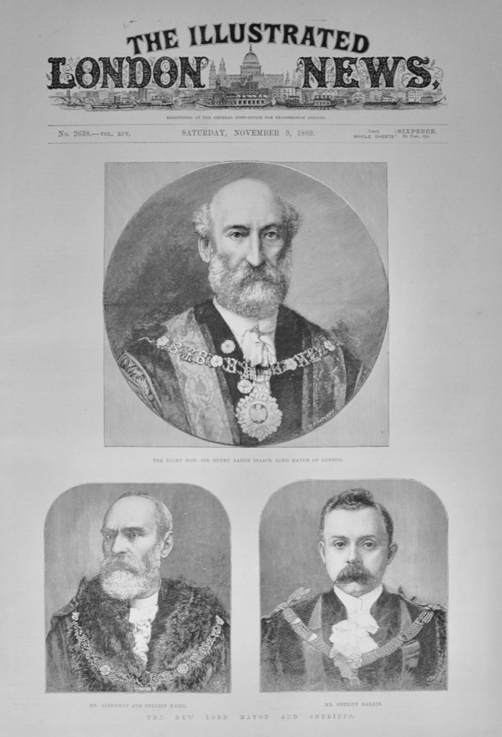 The New Lord Mayor and Sheriffs - 1889