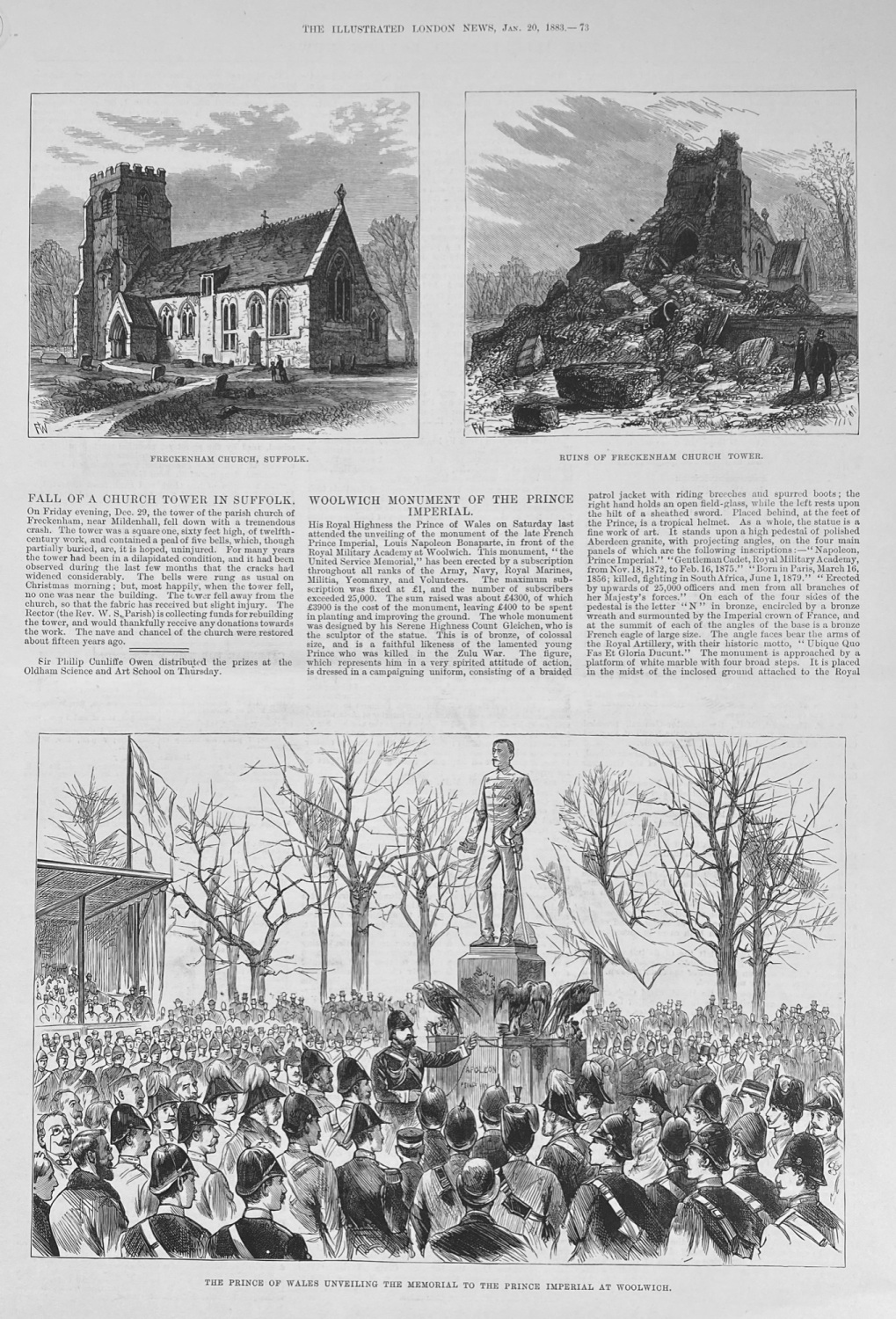 Woolwich Monument of the Prince Imperial - 1883