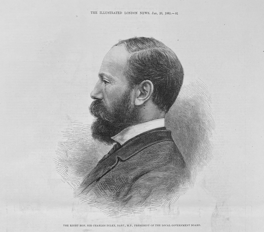 The Right Hon Sir Charles Dilke, M.P. - 1883