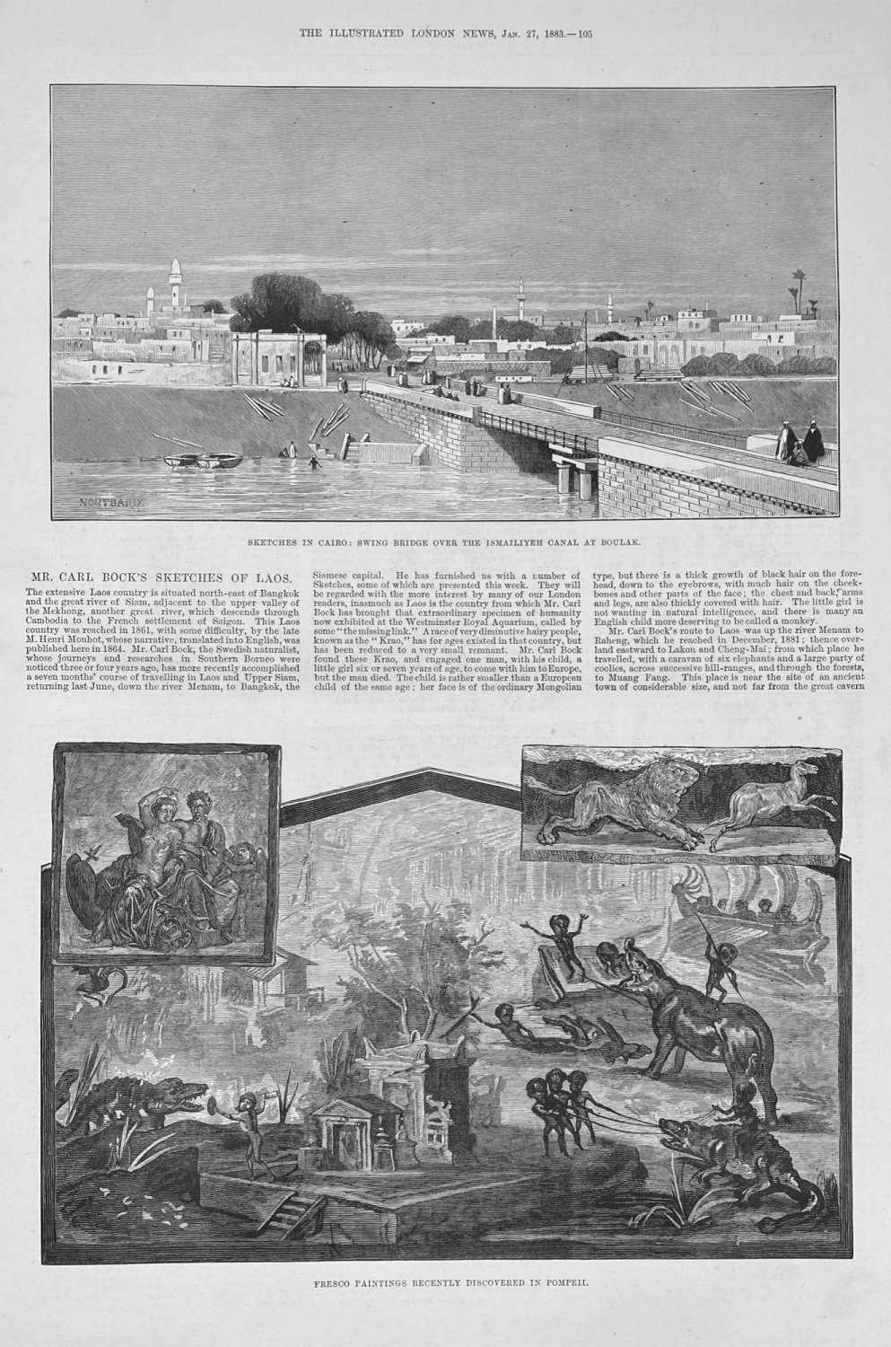 Mr Carl Bock's Sketches of Laos - 1883