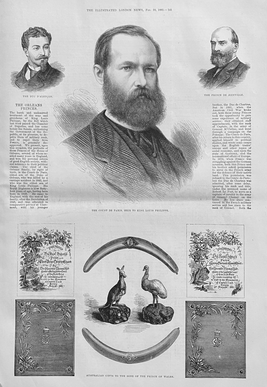 The Orleans Princes - 1883