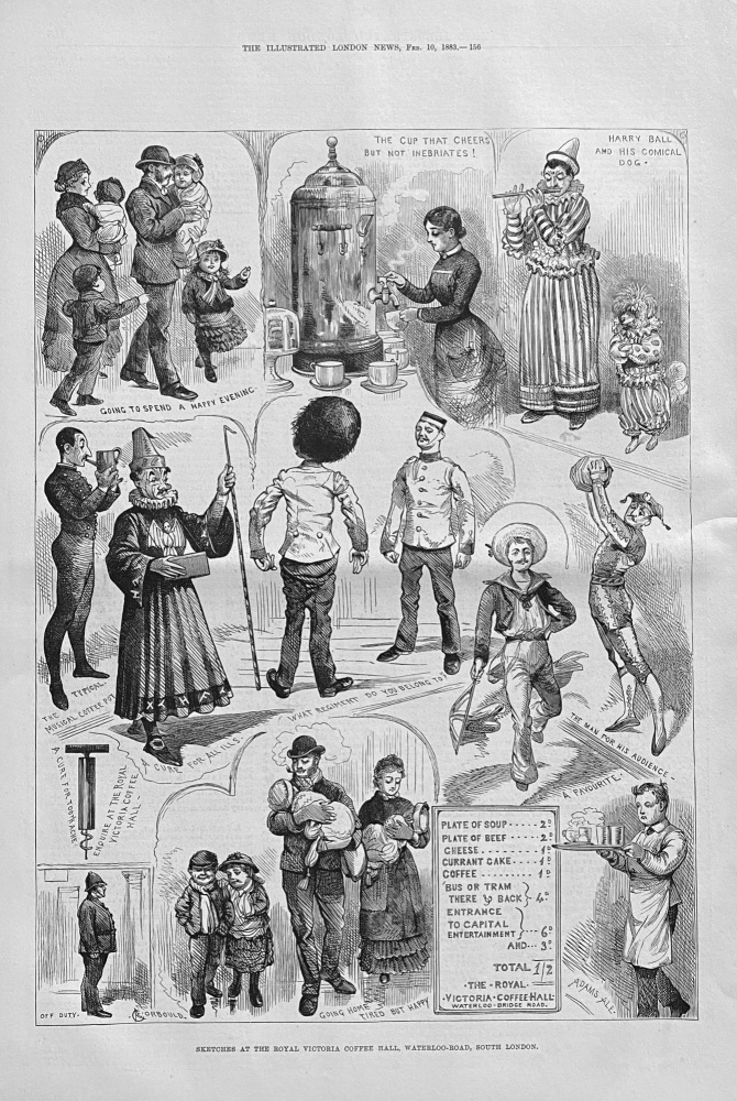 The Royal Victoria Coffee Hall, South London - 1883