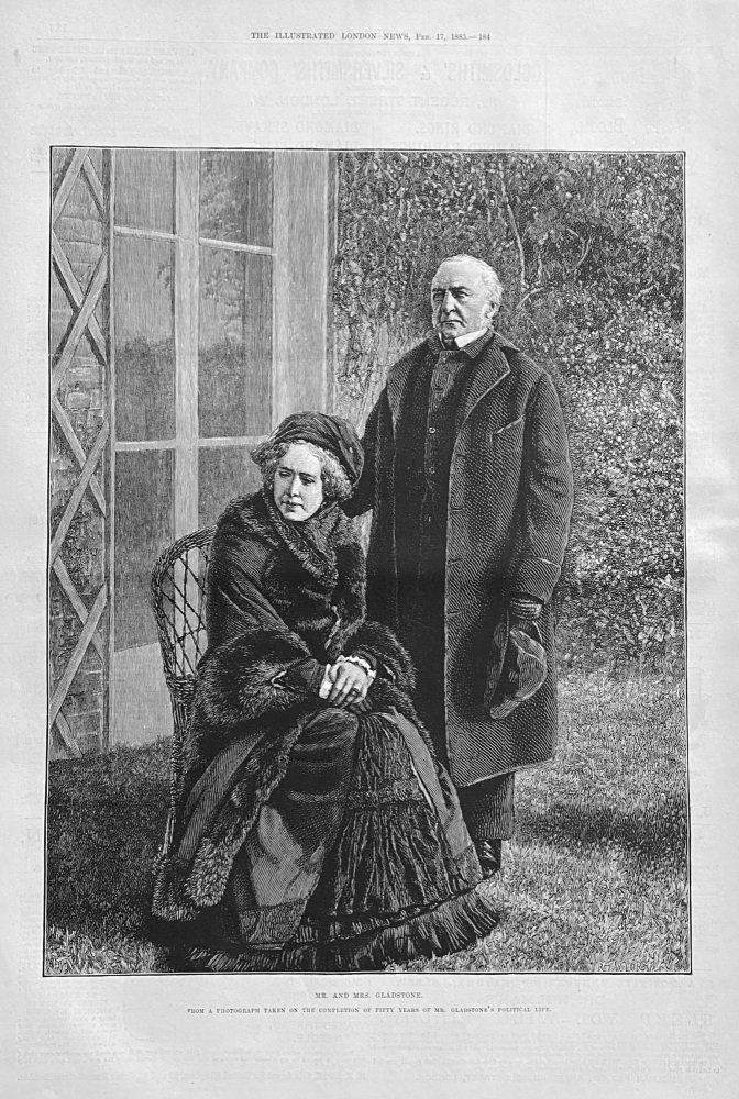 Mr and Mrs Gladstone - 1883