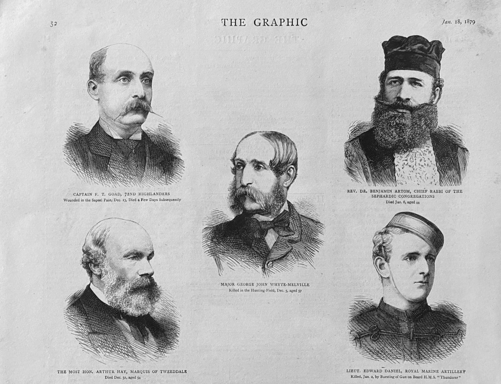 Portraits of People who Died in 1878-79.