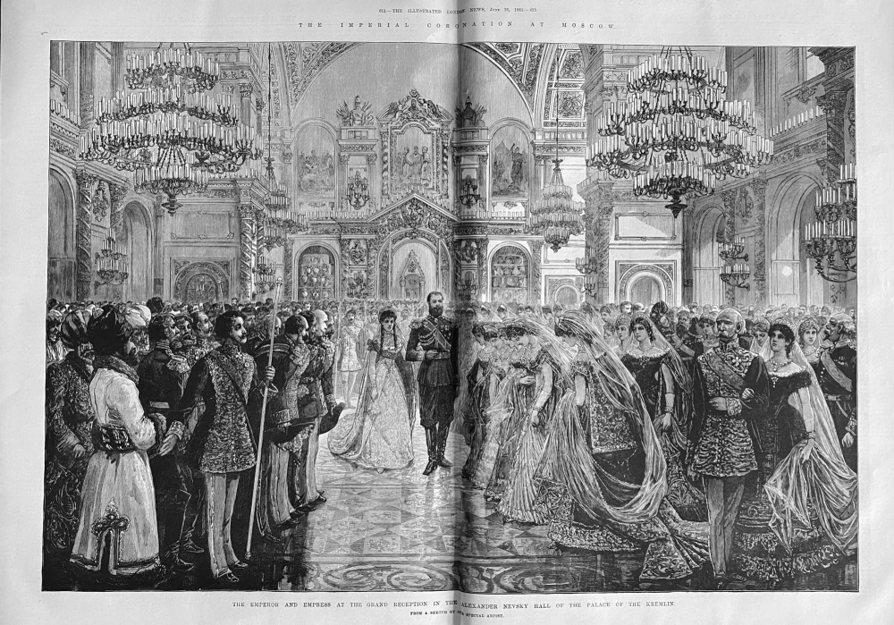 The Imperial Coronation at Moscow - 1883