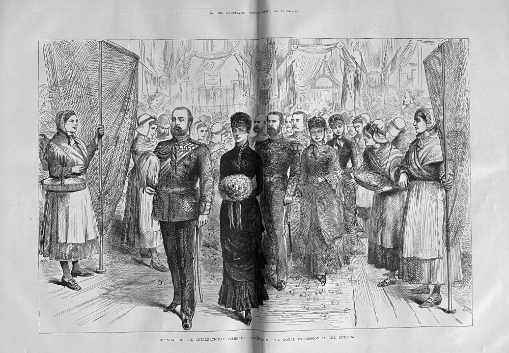 Opening of the International Fisheries Exhibition - 1883