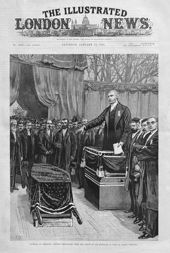 The Funeral of Gambetta - 1883