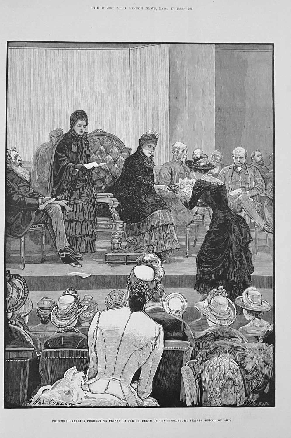 Bloomsbury Female School of Art - 1883