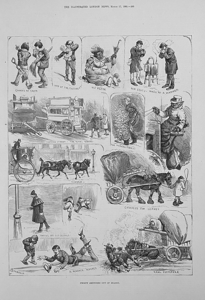 Frosty Sketches out of Season - 1883