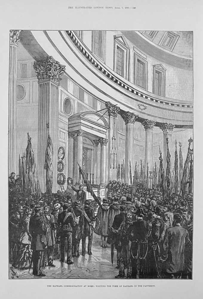 The Raphael Commemoration at Rome - 1883
