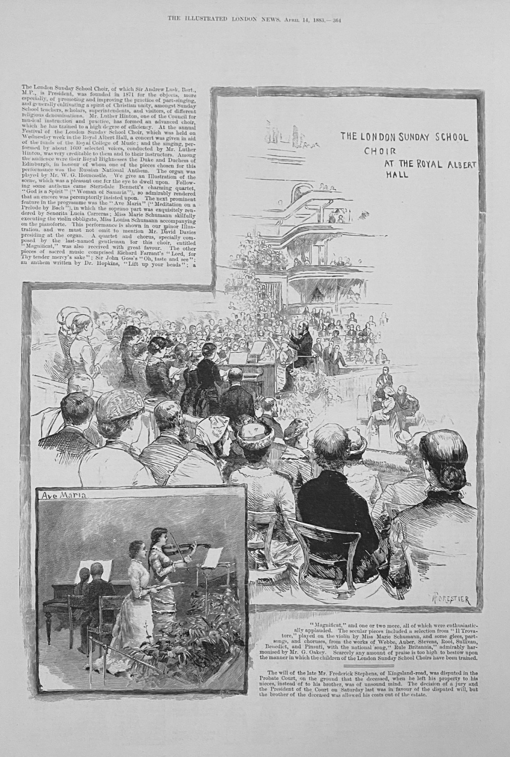 The London Sunday School Choir - 1883