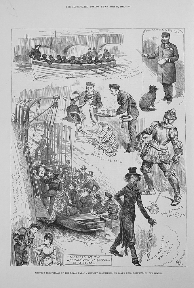 Amateur Theatricals of the Royal Naval Artillery Volunteers - 1883
