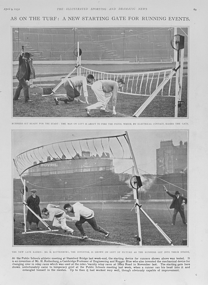 Public Schools Athletic meeting at Stamford Bridge. 1932.