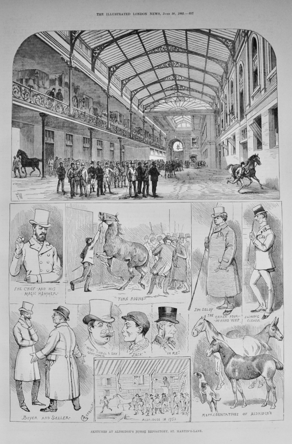 Aldridge's Horse Repository - 1883