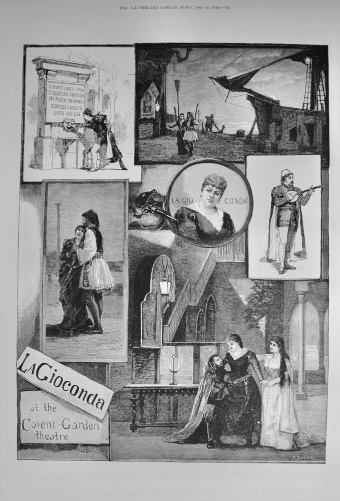 "La Gioconda" at the Covent Garden Theatre - 1883