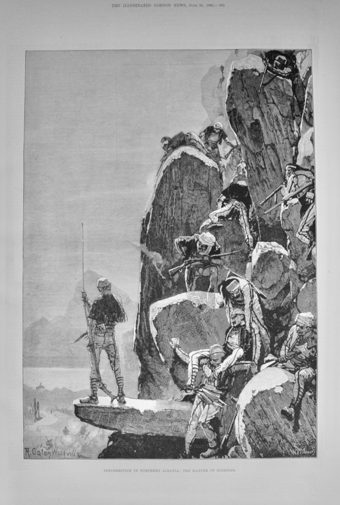 Insurrection in Northern Albania - 1883
