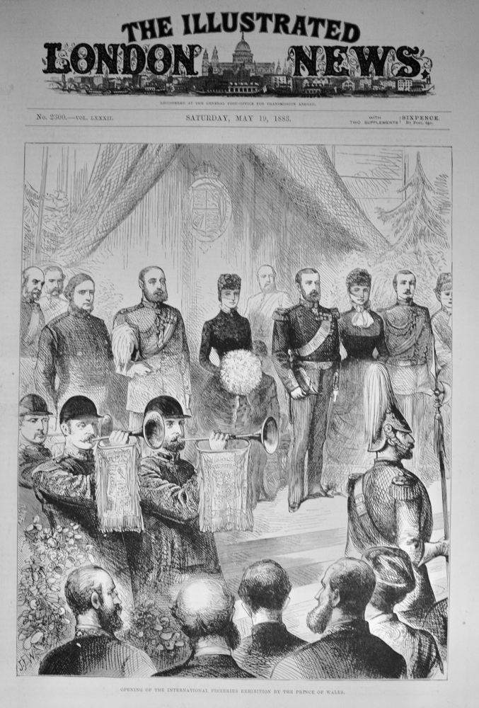 Opening of the International Fisheries Exhibition - 1883